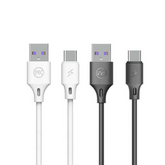 WK WDC-101A FULL SPEED PRO DATA CABLE FOR TYPE.C 5A (1M) - Black